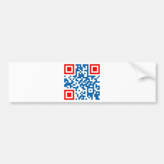 QRコードHrvatska バンパーステッカー