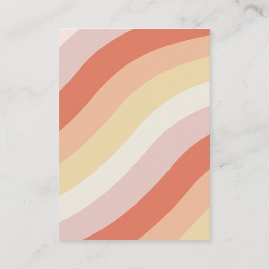 QRコードRSVPのWeb結婚サイトのエンクロージャカード 名刺 (裏面)