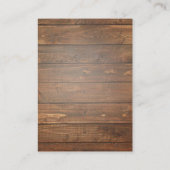 QRコードRSVPのWeb結婚サイトのエンクロージャカード 名刺 (裏面)