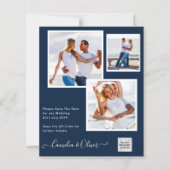 QRコードRSVPブルー (正面)