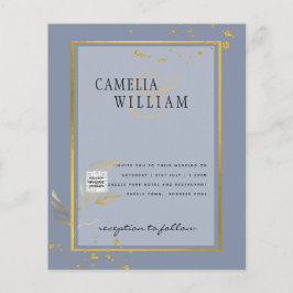 QRコードRSVPブルー チラシ