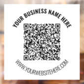 QRコードScanI文字カスタムビジネスウィンドウの固定 ウィンドウサイン (シート2)