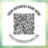 QRコードScanI文字カスタムビジネスウィンドウの固定 ウィンドウサイン (シート3)