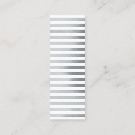 qrコードSNS結婚カード スキニー名刺 (裏面)