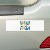 QRコードSverige バンパーステッカー (車上)