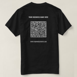 QRコードTシャツカスタム文字 – プロモーション会社 Tシャツ