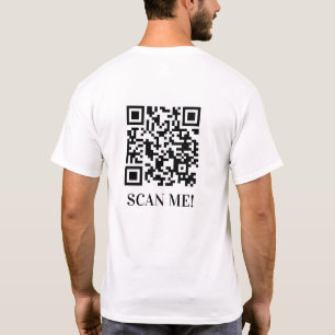 QRコードTシャツ ソーシャルメディアシャツ Tシャツ