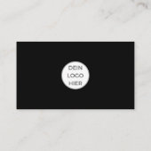 QRコードVisittenkarte Selbst Gastalten 名刺 (裏面)