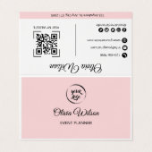 QRコードWebサイトのビジネモダンスカード 名刺 (外部フラット)