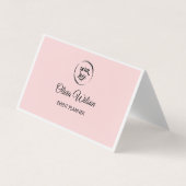 QRコードWebサイトのビジネモダンスカード 名刺 (正面)