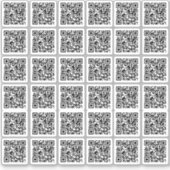 QRコードWebサイトの生成 | 独自のQrコードを作成する シール (正面)