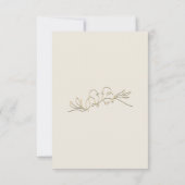 QRコードWebサイ結婚ト 出欠カード (裏面)