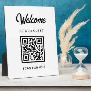 QRコードWifiのゲストスキャンへようこそ フォトプラーク