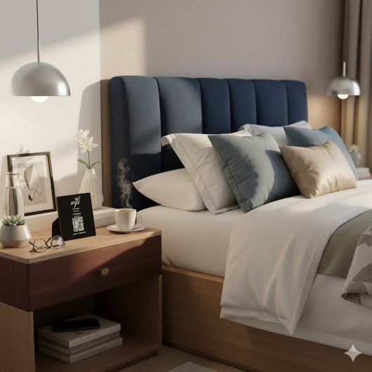 QRコードWifiインターネットパスワードブラックプラーク フォトプラーク