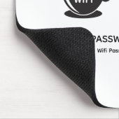 QRコードWifi Scan to Connect Businessロゴ マウスパッド (コーナー)
