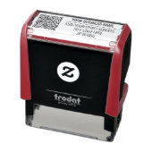 QRコーパーソナライズされたドを使用した住所スタンプ セルフインキングスタンプ (商品)