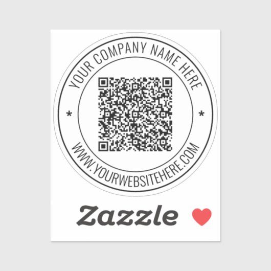 QRコーパーソナライズされたドカスタム文字シールテンプレート シール (シート)