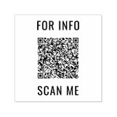 QRコーパーソナライズされたドスキャン情報でスタンプ セルフインキングスタンプ (デザイン)