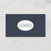 QRコーパーソナライズされたドモダンカスタムロゴ 名刺 (裏面)