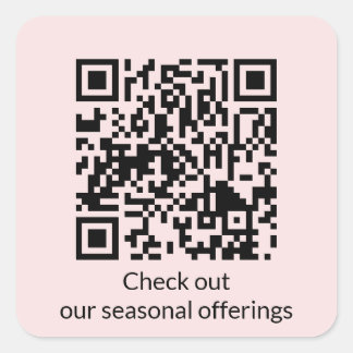 QRコーパーソナライズされたドURLの生成 スクエアシール