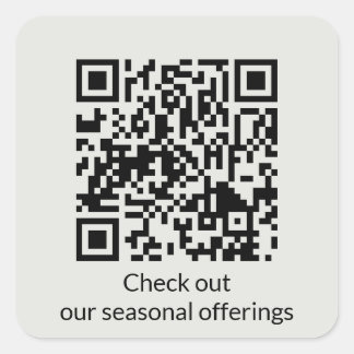 QRコーパーソナライズされたドURLの生成 スクエアシール