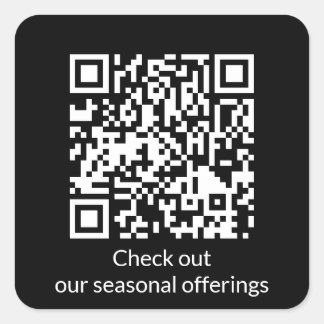 QRコーパーソナライズされたドURLスクエアステッカーの生成 スクエアシール