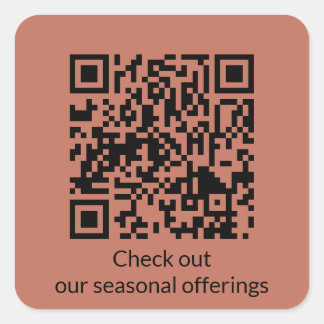 QRコーパーソナライズされたドURLスクエアステッカーの生成 スクエアシール