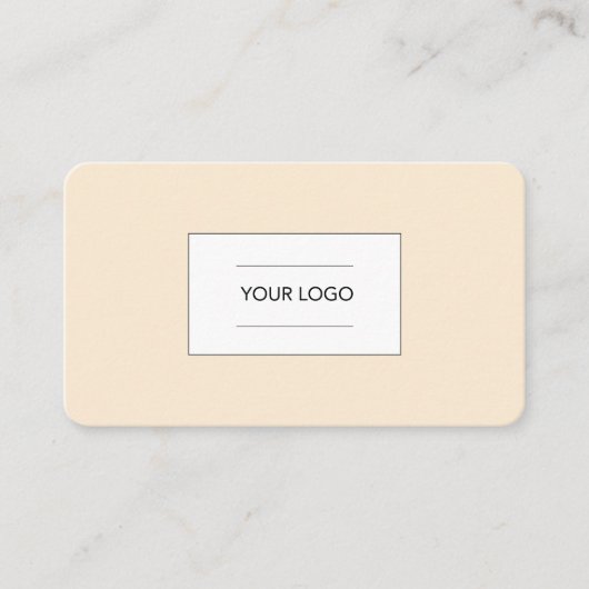 QRコーモダンドとロゴ付きビジネスカスタムカード 名刺 (正面)