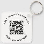 QRコーモダンドのプロモーション キーホルダー (裏面)
