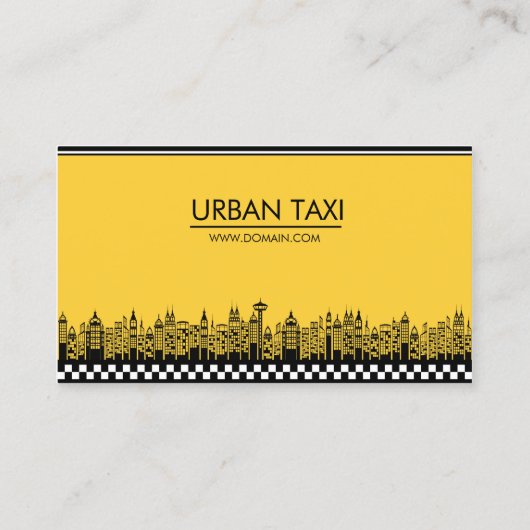 QRコーモダンドキャブのタクシー運転手 名刺 (裏面)