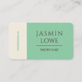 QRコーモダンドソーシャルメディアでグリーンを接続 名刺 (正面)