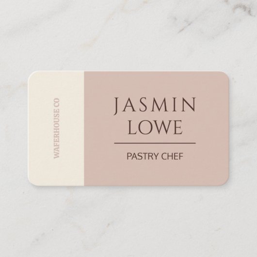 QRコーモダンドソーシャルメディアでベージュを接続しよう 名刺 (正面)