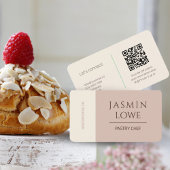 QRコーモダンドソーシャルメディアでベージュを接続しよう 名刺