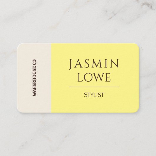 QRコーモダンドソーシャルメディアで黄色を接続 名刺 (正面)