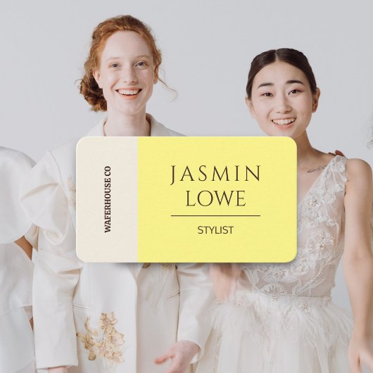 QRコーモダンドソーシャルメディアで黄色を接続 名刺