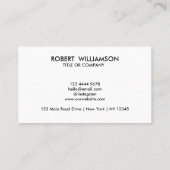 QRコーモダンドビジネスカード(ロカスタムゴ付) 名刺 (裏面)