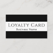 QRコーモダンドロイヤリティお客様スタンプまたはパンチ 割引カード (正面)