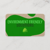 QRコーモダンド付きエコフレンドリー名刺 名刺 (正面)