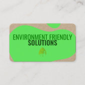 QRコーモダンド付きエコフレンドリー名刺 名刺 (正面)