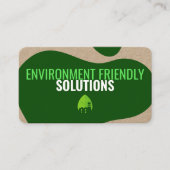 QRコーモダンド付きエコフレンドリー名刺 名刺 (正面)