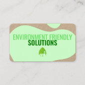 QRコーモダンド付きエコフレンドリー名刺 名刺 (正面)