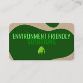 QRコーモダンド付きエコフレンドリー名刺 名刺 (正面)