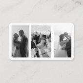 QRコーモダンド付きフォト名刺 名刺 (正面)