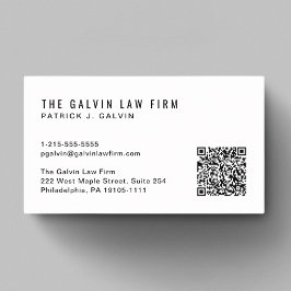 QRコーモダンド会社従業員 名刺