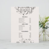 QRコーモダンド赤面ブラック3サービススパメニュー (スタンド正面)