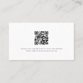 QRコーモダンドAny Professional Business Card 名刺 (裏面)