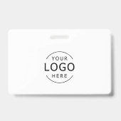 QRコーモダンドID付きプロフェッショナル名刺 バッジ (裏面)