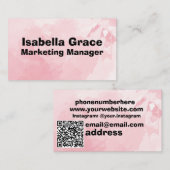 qrコーユニークド付き名刺 名刺 (正面/裏面)