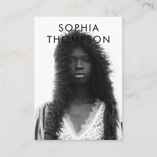 QRコーユニークモダンドのソーシャルメディアアイコン 名刺 (正面)