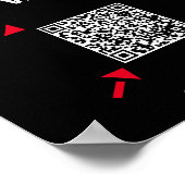 QRコー救済ドサイネージをビジネス向けに希望 ポスター (角)